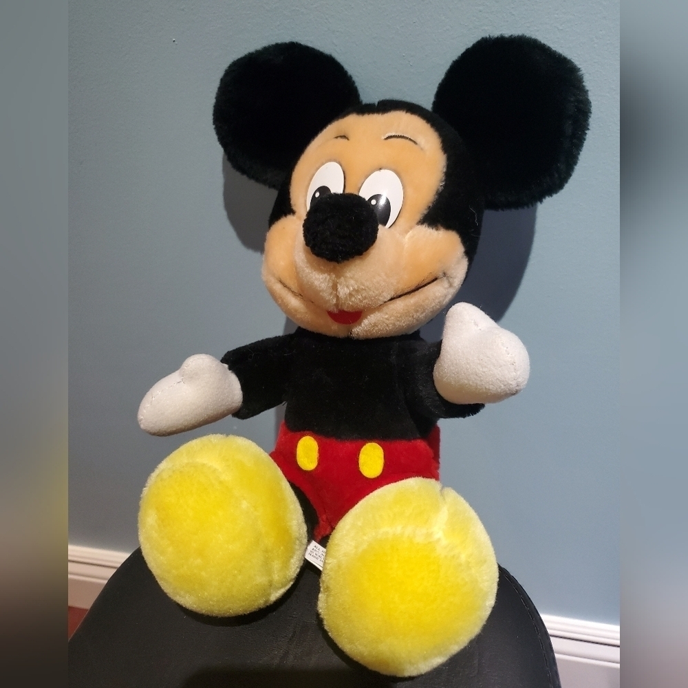 Vintage Mickey Mouse Plush from Disney World purchased in 1991